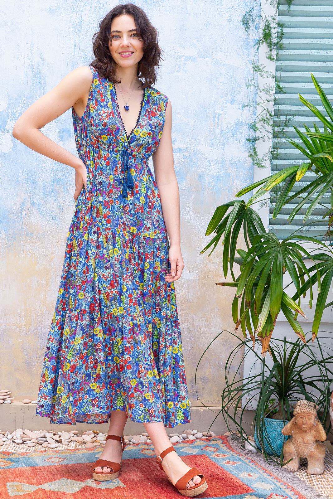 Piccadilly Blue Garden Dress | Mombasa ...